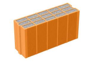 Теплоизоляционный кирпичный блок