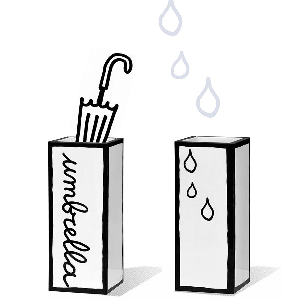 Подставка для зонтов и тростей белая Umbrella SELETTI  00-3879470 Белый  - Вид №3