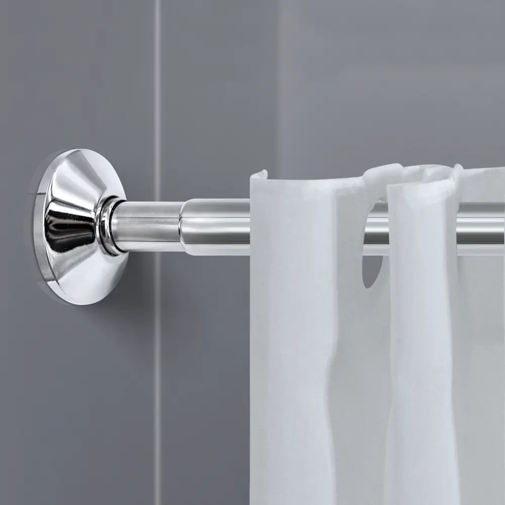 Телескопический карниз GO GO для ванной 140-240 см хром 83648079 STLM-0043115 - Вид №5