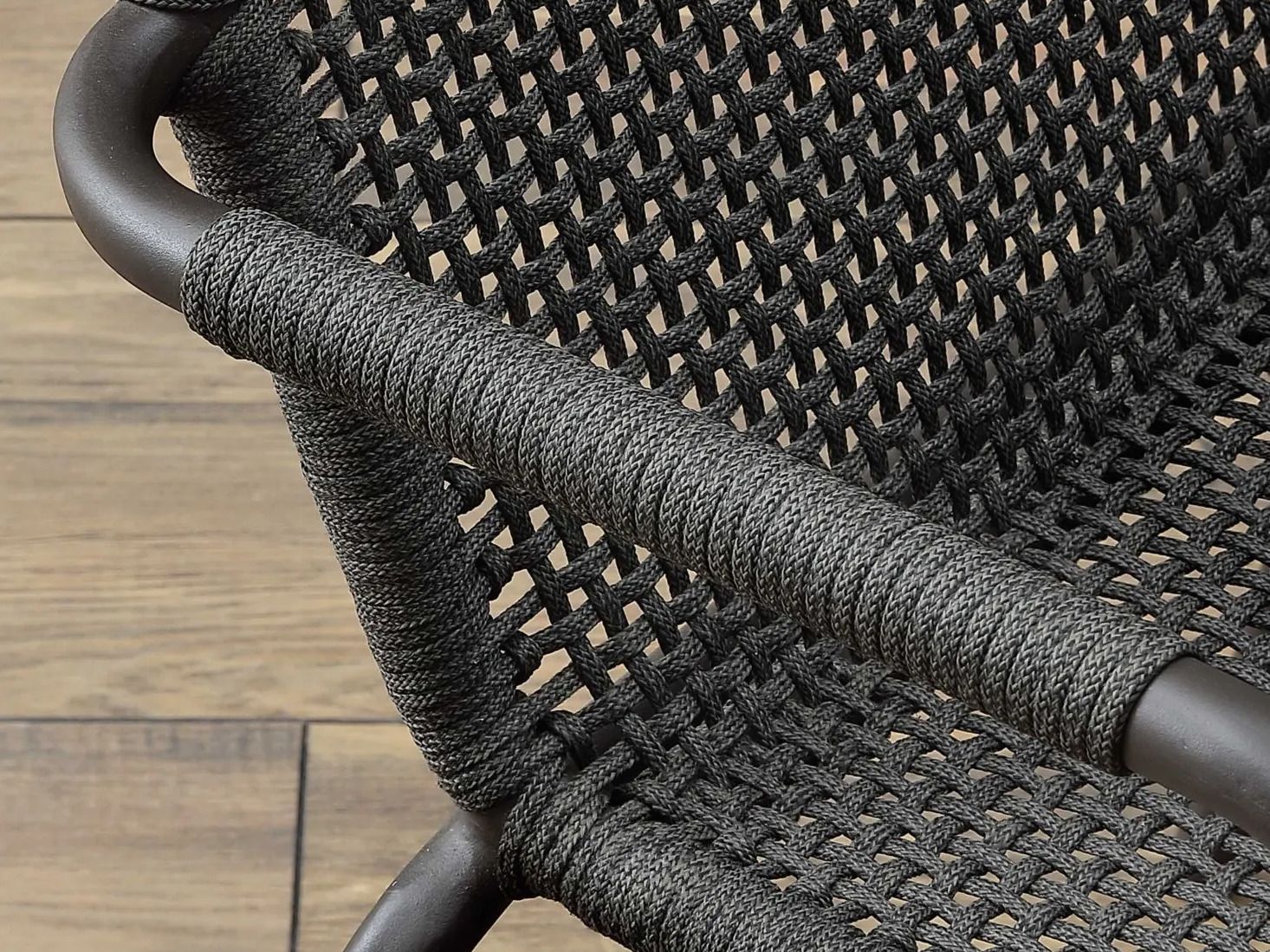 Плетеный алюминиевый сад штабелируемый подлокотник стул Nodo Italia Via ARCH-00070519 - Вид №4