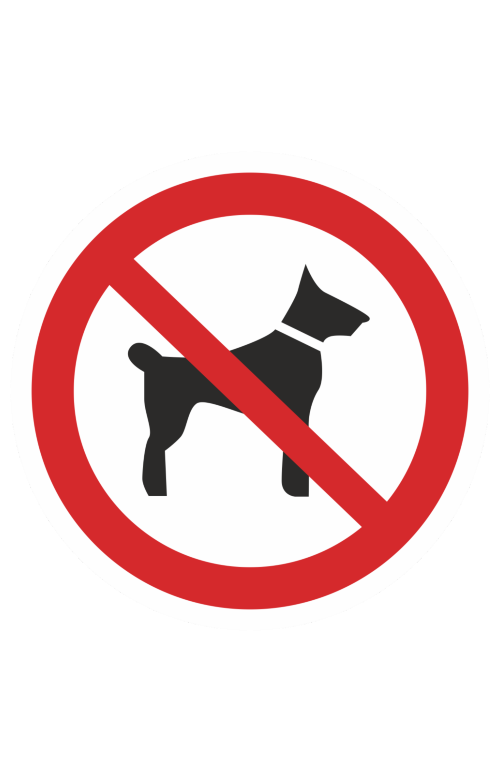 68334 Знак "Запрещается вход с животными" ( P 14 )  Запрещающие знаки размер 100 х 100 мм Спецодежда 