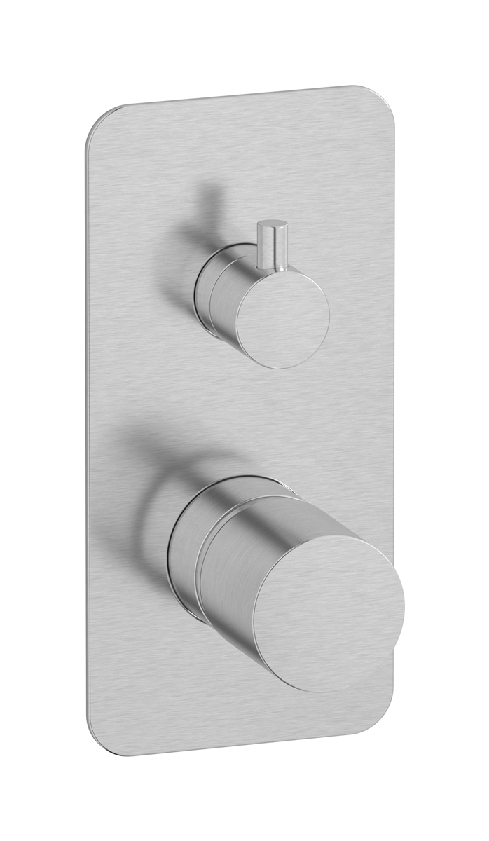 Внешние части встроенного в стену смесителя на 3 потребителя WE ARE IB rr312ss Brushed Nickel Brera