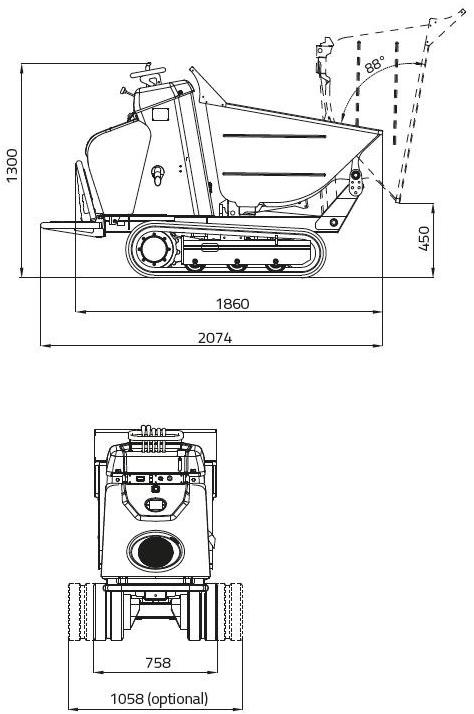 Hinowa Гусеничный мини-самосвал sun-id-1360810 - Вид №7