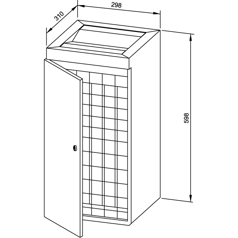 769048 Урна с клапаном WP180 WAGNER_EWAR A-LINE Wagner Ewar  - Вид №1