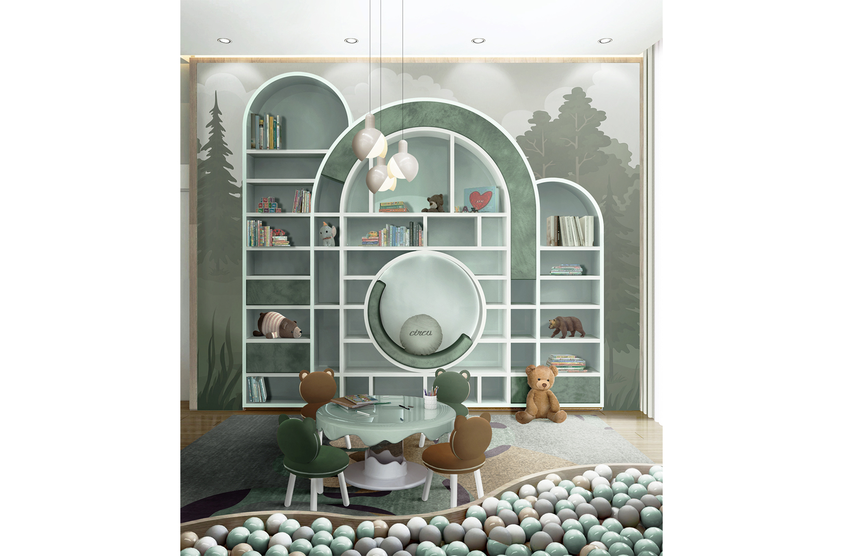 CIST356 Детские ковры Каа Circu  - Вид №6