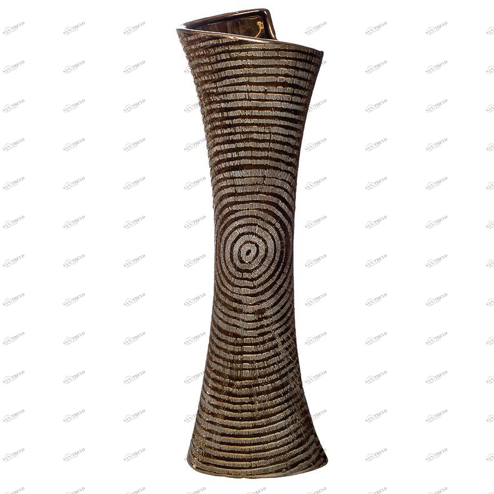 Ваза керамическая коричневая Sfera 40 см GARDA DECOR - 045401 Коричневый 