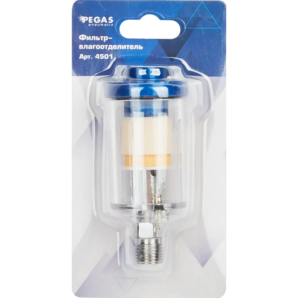 Фильтр влагоотделитель Pegas Pneumatic 4501 1/4 дюйма STLM-2110459 - Вид №2