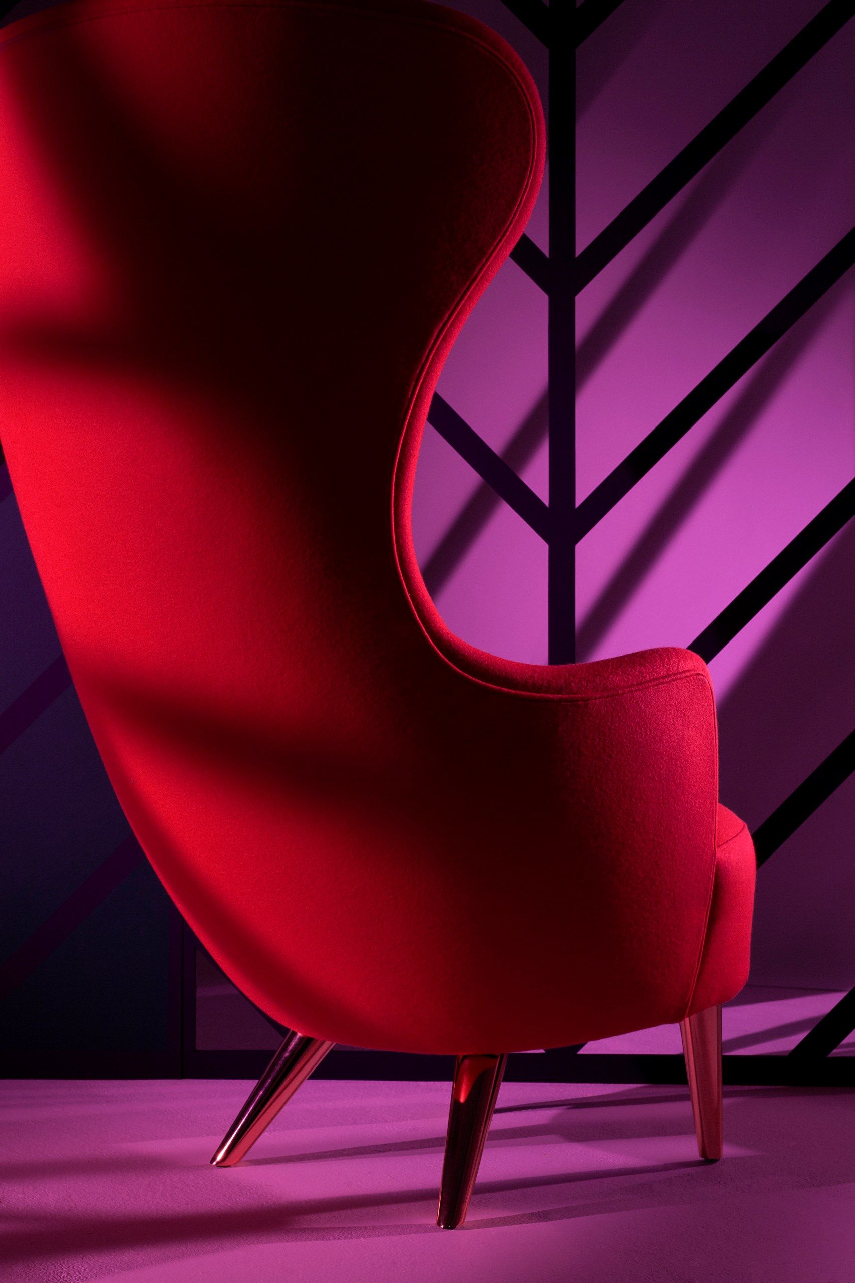 Тканевое кресло-шпагат Tom Dixon Wingback ARCH-00030040 - Вид №18