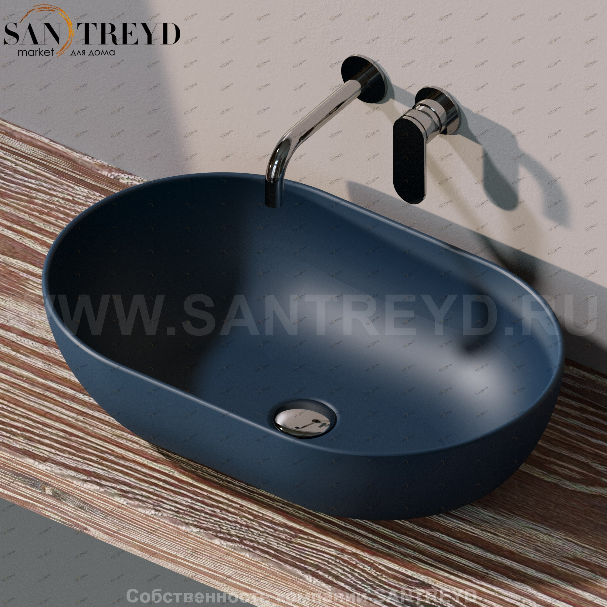 AP62A7016 Накладная раковина на столешницу  овальная Ceramica Flaminia App