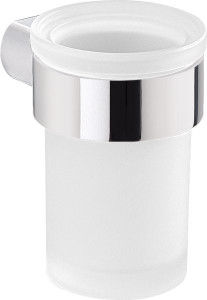 PI10(13) Gedy G-Pirenei, настенный стеклянный стакан, цвет хром