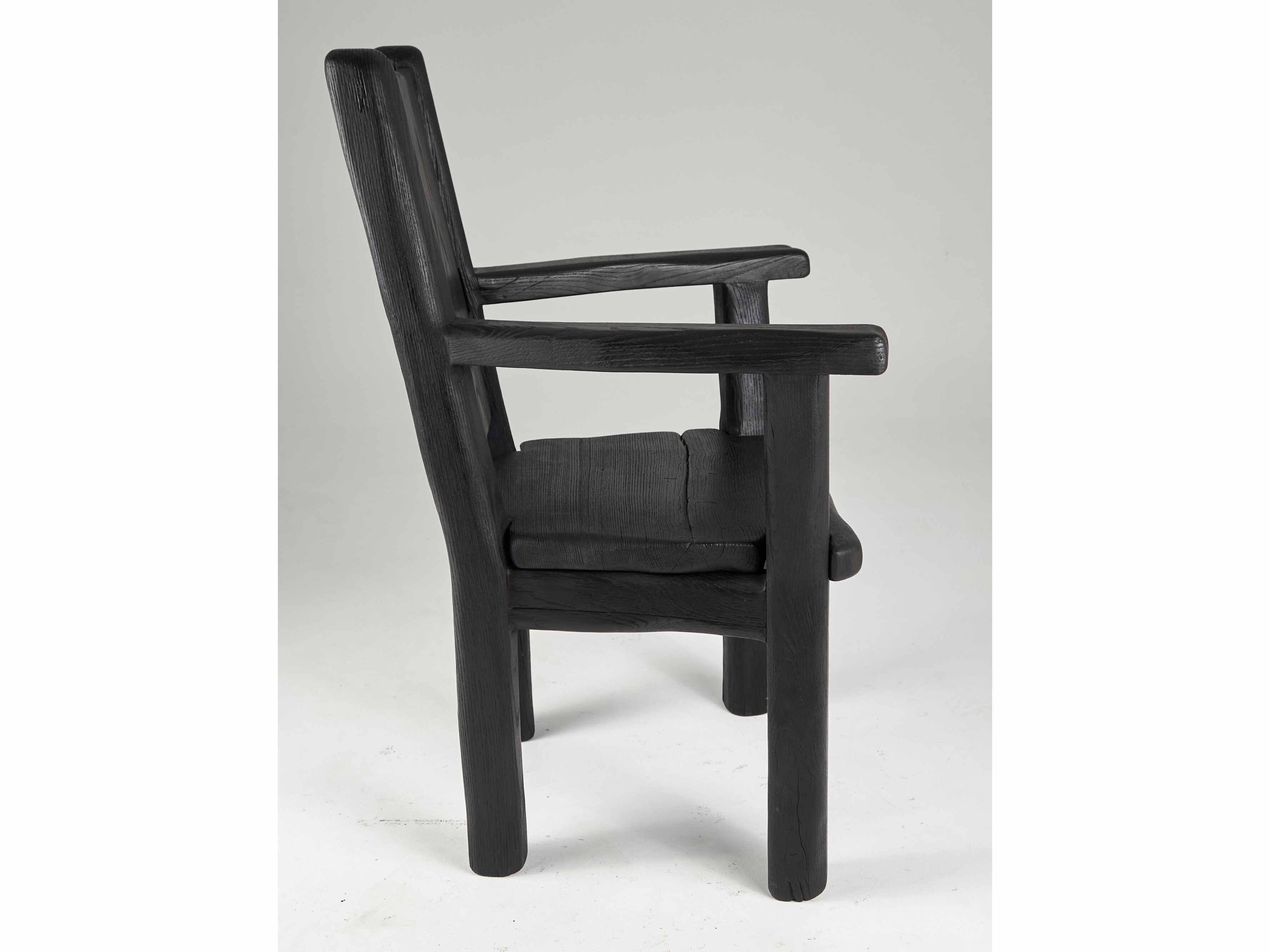 Дубовый стул с подлокотниками Logniture Leszy ARCH-00126037 - Вид №7