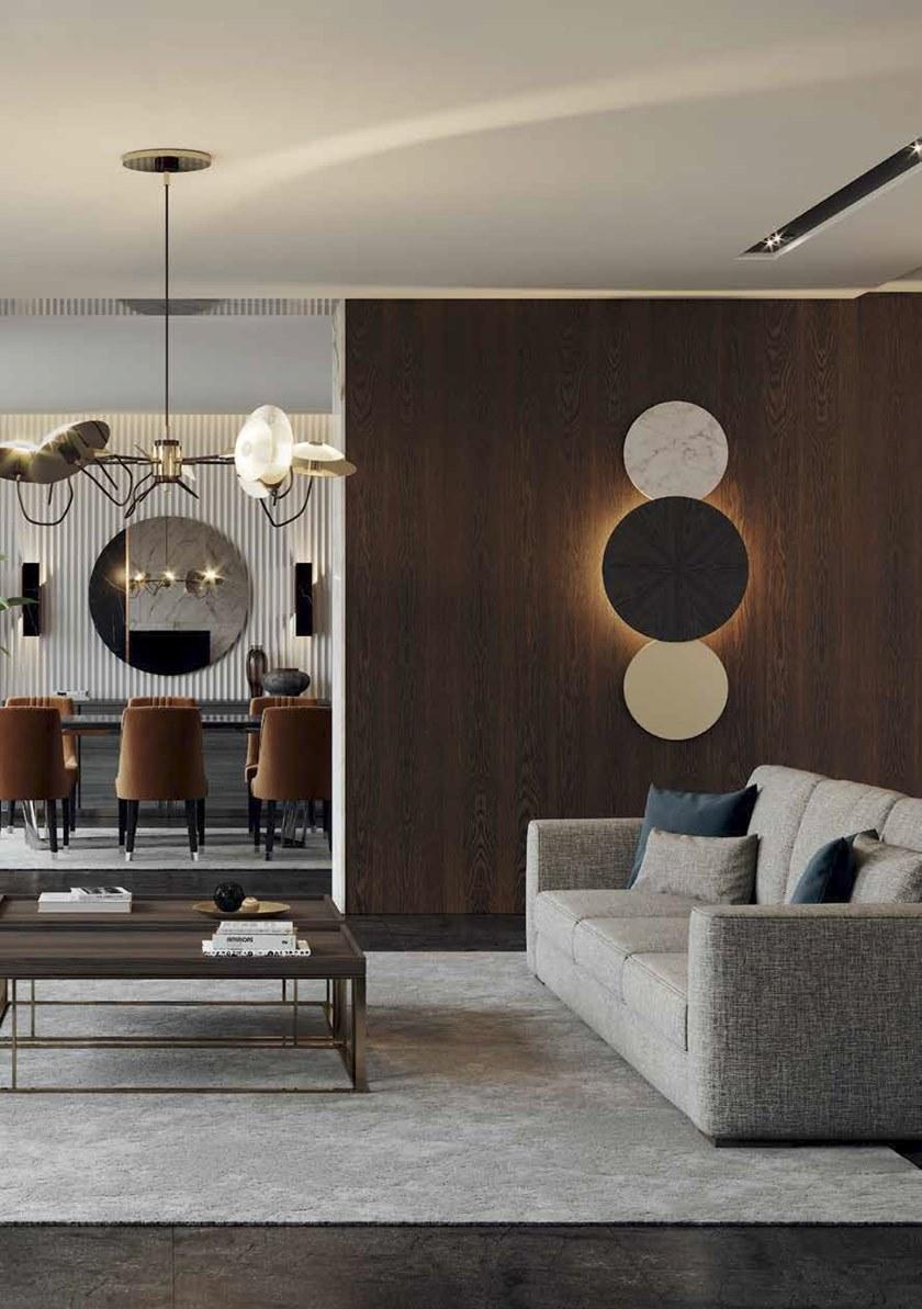 Laskasas Настенный светильник из стали, мрамора и дерева Jack Lka29 - Вид №3