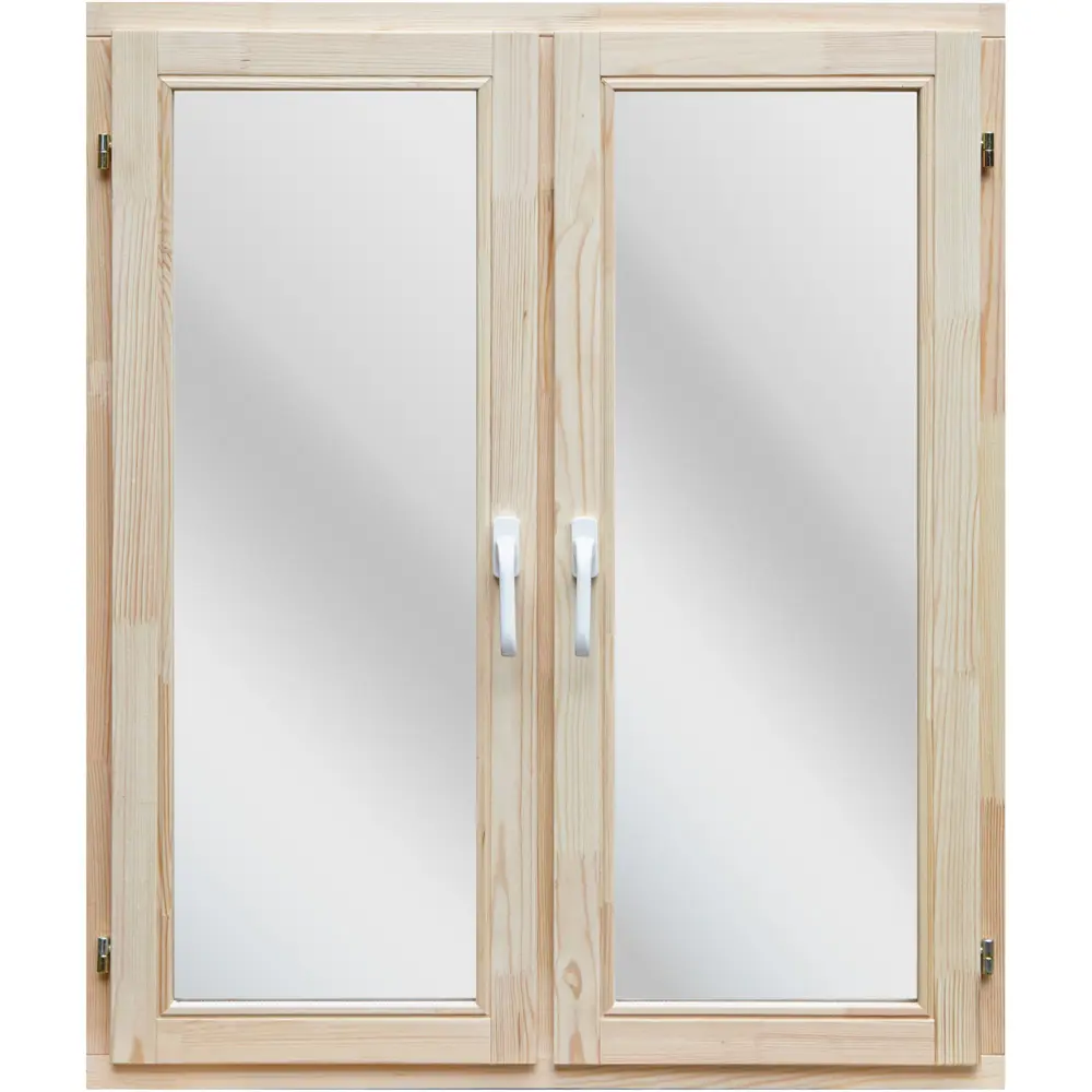 Окно деревянное однокамерное 116x97 см двустворчатое поворотное Santreyd STLM-2066255 - Вид №1