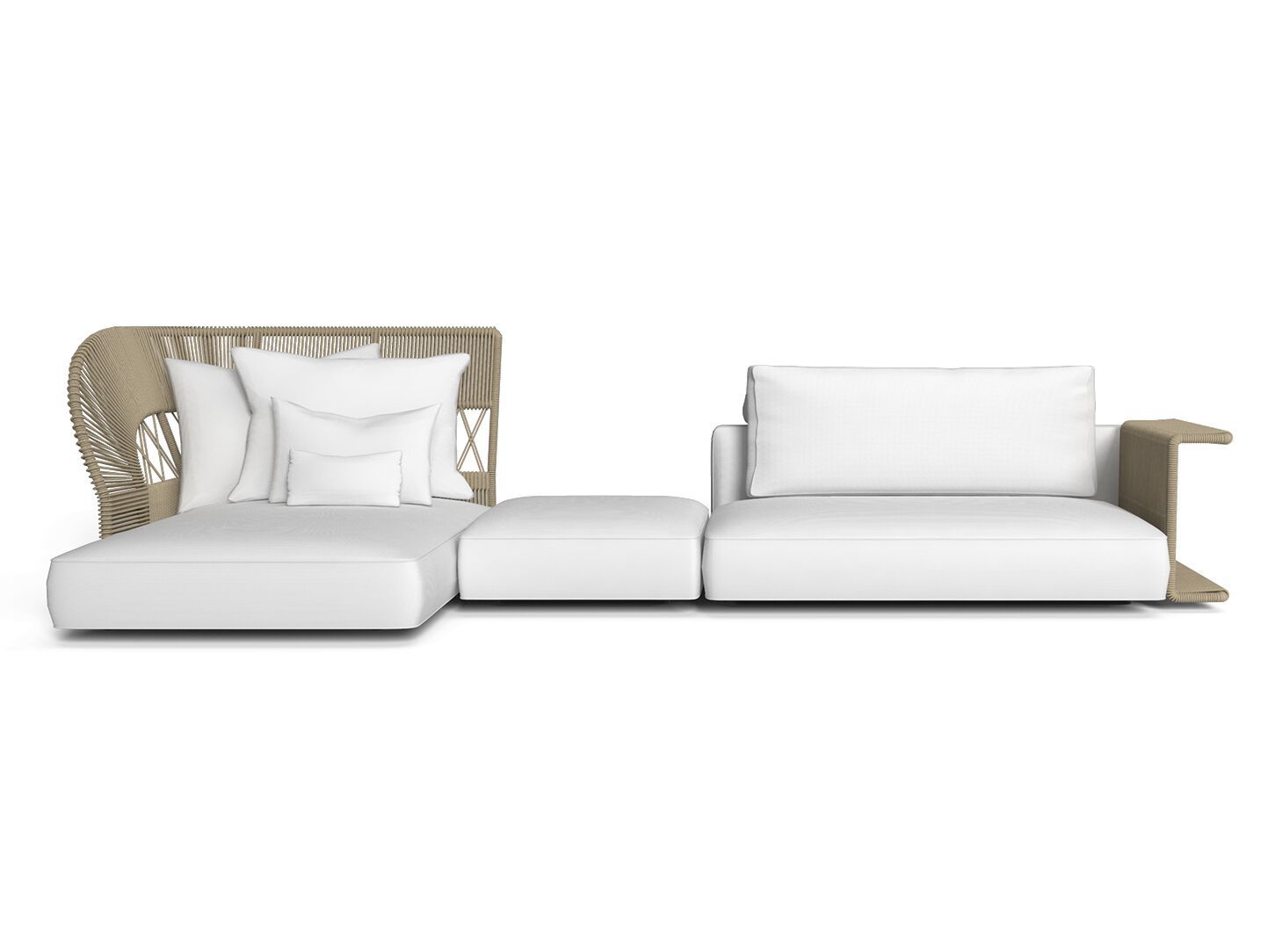 Садовый диван с полуостровом Talenti Cliff Decò ARCH-00087599