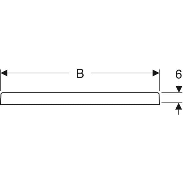 Квадратный нескользящий поддон для душа Geberit 60 ARCH-00106717 - Вид №1