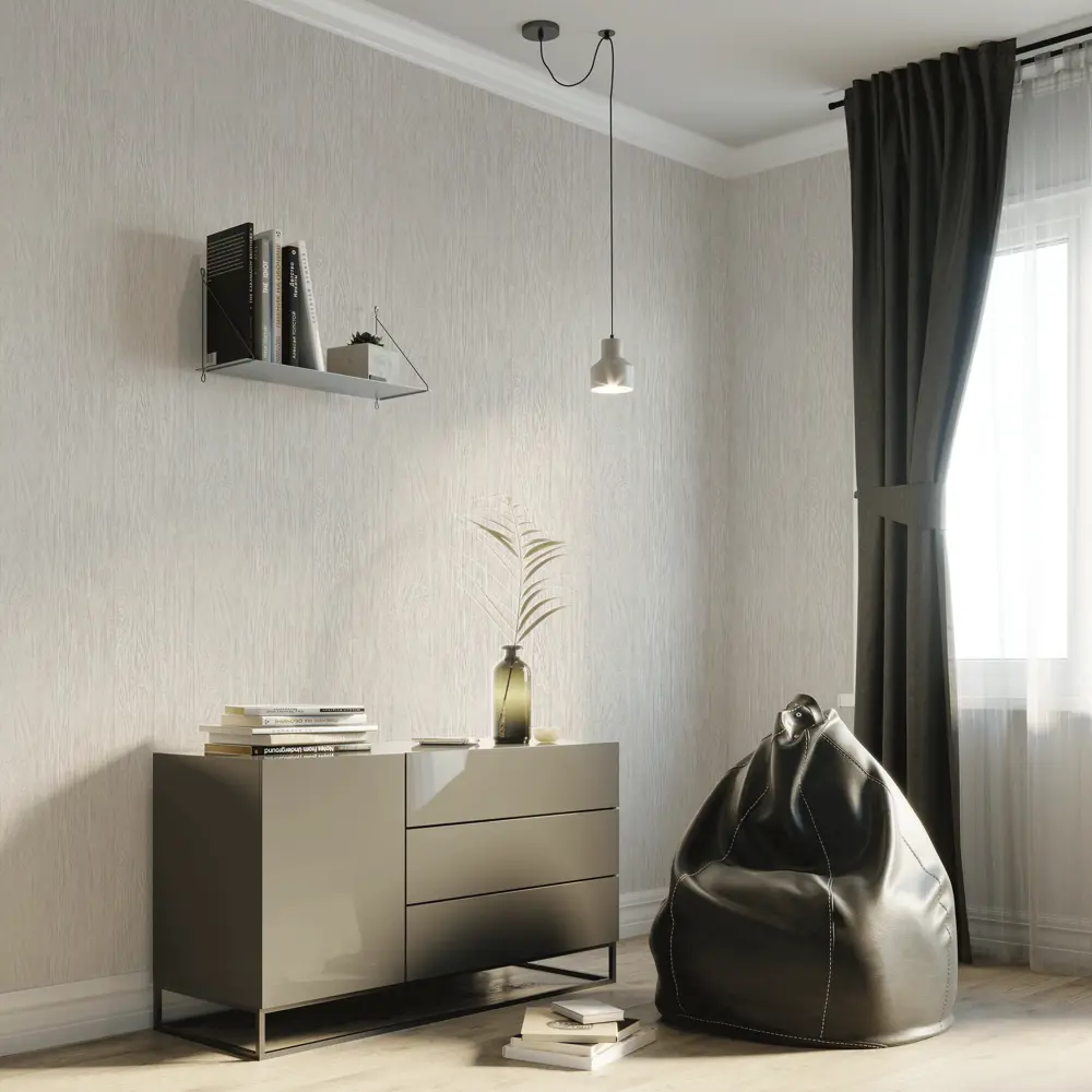 Обои флизелиновые Palitra Life Loft бежевые 1.06 м PL71656-25 89677204 STLM-2049447 - Вид №3