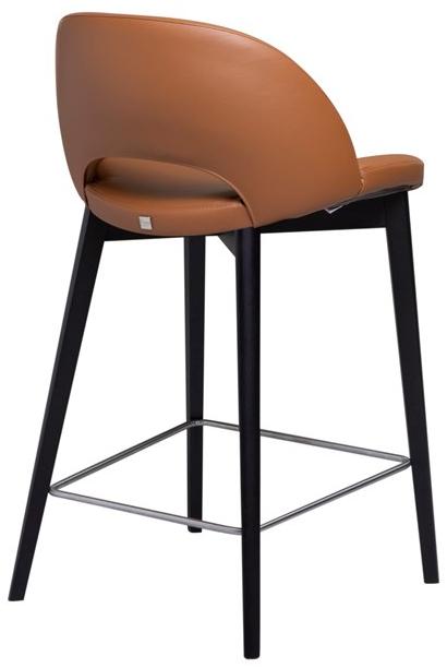 Tonin Casa Кожаный табурет на деревянной основе Beetle sun-id-1484447 - Вид №2