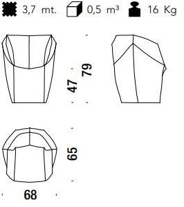 Moroso Кресло со съемным чехлом из ткани с подлокотниками M.a.s.s.a.s sun-id-1372690 - Вид №10