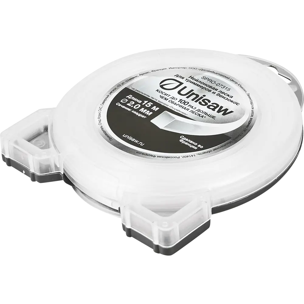 Леска для триммера Unisaw ø2.0 мм 15 м квадрат Santreyd STLM-2171884 - Вид №2