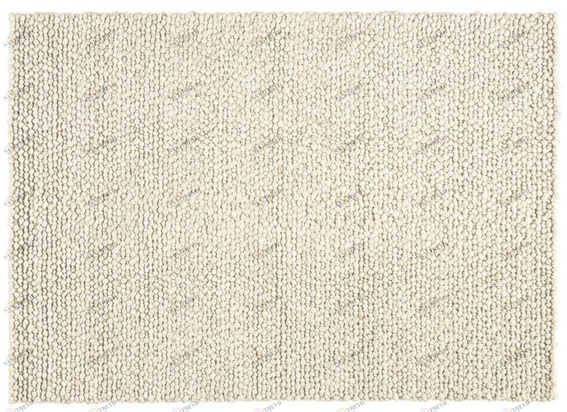 Toulemonde Bochart Однотонный прямоугольный ковер из шерсти Plain textured sun-id-1404733