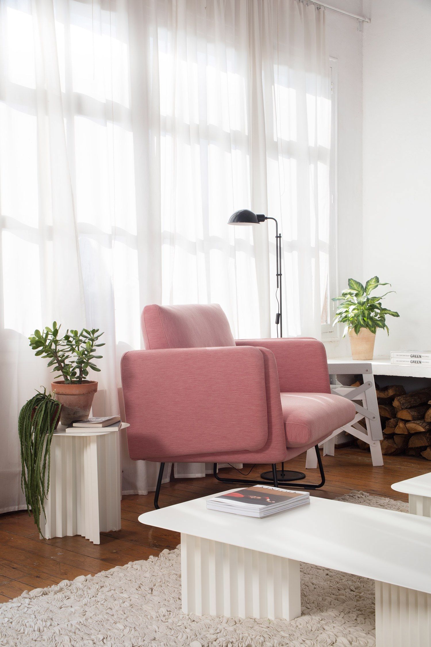 Прямоугольный низкий журнальный столик из мрамора и стальной основы RS Barcelona Plec ARCH-00122036 - Вид №9