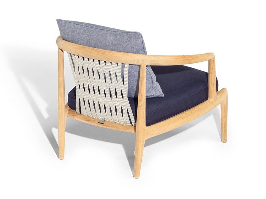 Садовое кресло из тикового дерева с подлокотниками Poltrona Frau Boundless Living Outdoor Collections ARCH-00030174 - Вид №3