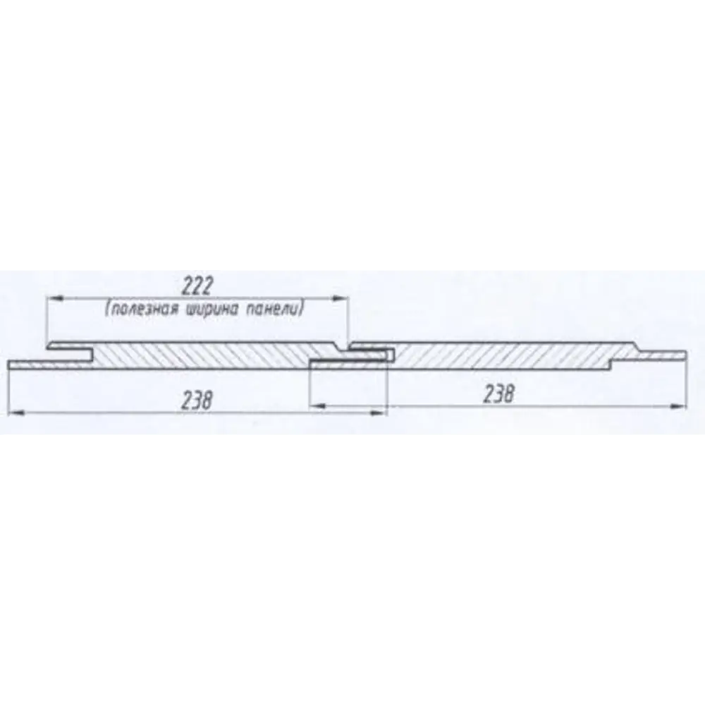 Santreyd Панель МДФ «Дуб Саленто» для бесшовной отделки стен 82170385 STLM-0021041 - Вид №4