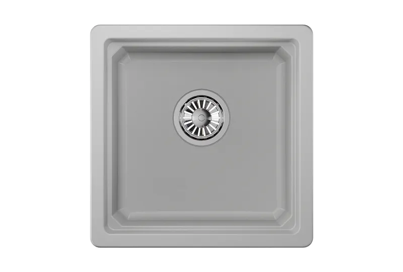 KS-4501U, АРКТИК (БЕЛЫЙ), кухонная мойка, кварц GRANULA Kitchen Space 4501U-ST297 - Вид №2