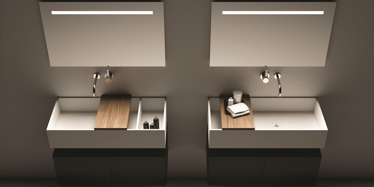 Moma Design Раковина CANASTA SYSTEM 2 1000х500 белая CNS05120 - Вид №1