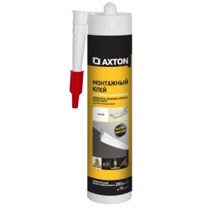 Клей монтажный акриловый Axton 280 мл белый 85233533 STLM-2045056