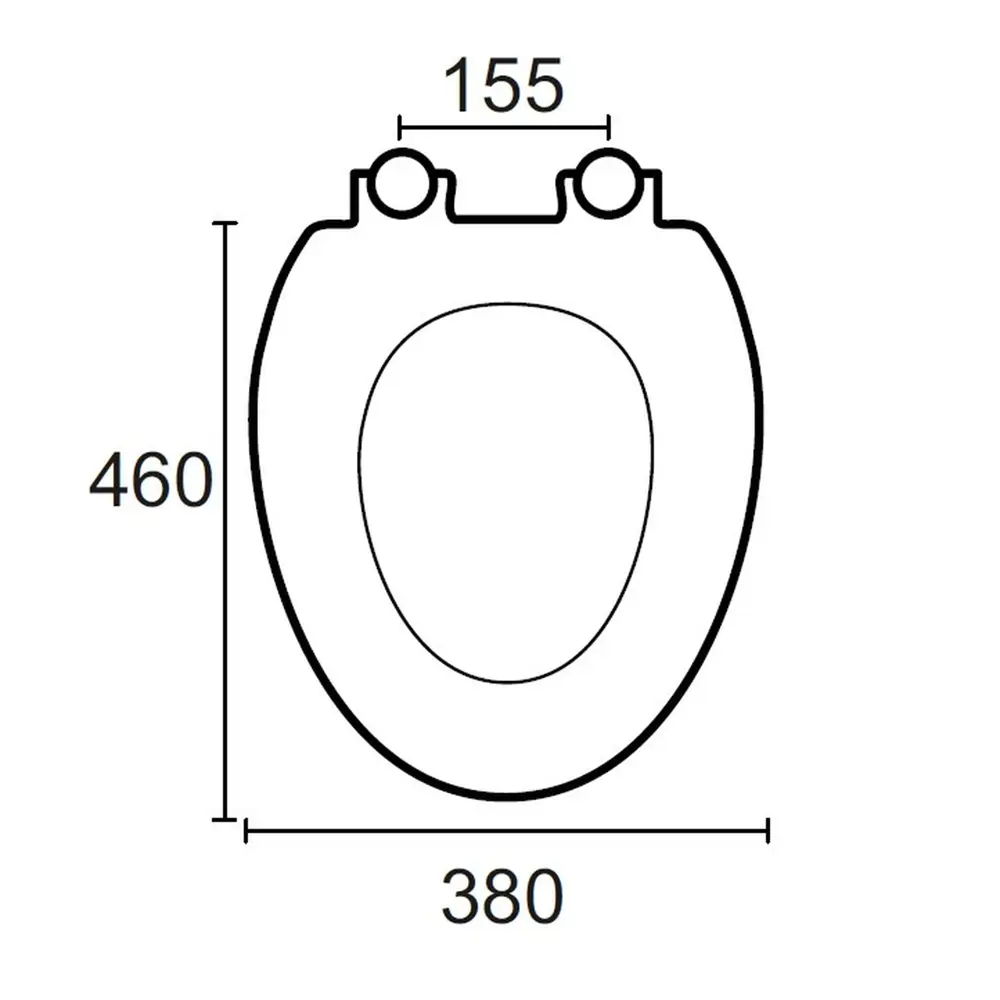 Сиденье для унитаза S белое WIRQUIN Без серии STLM-2100097 - Вид №6