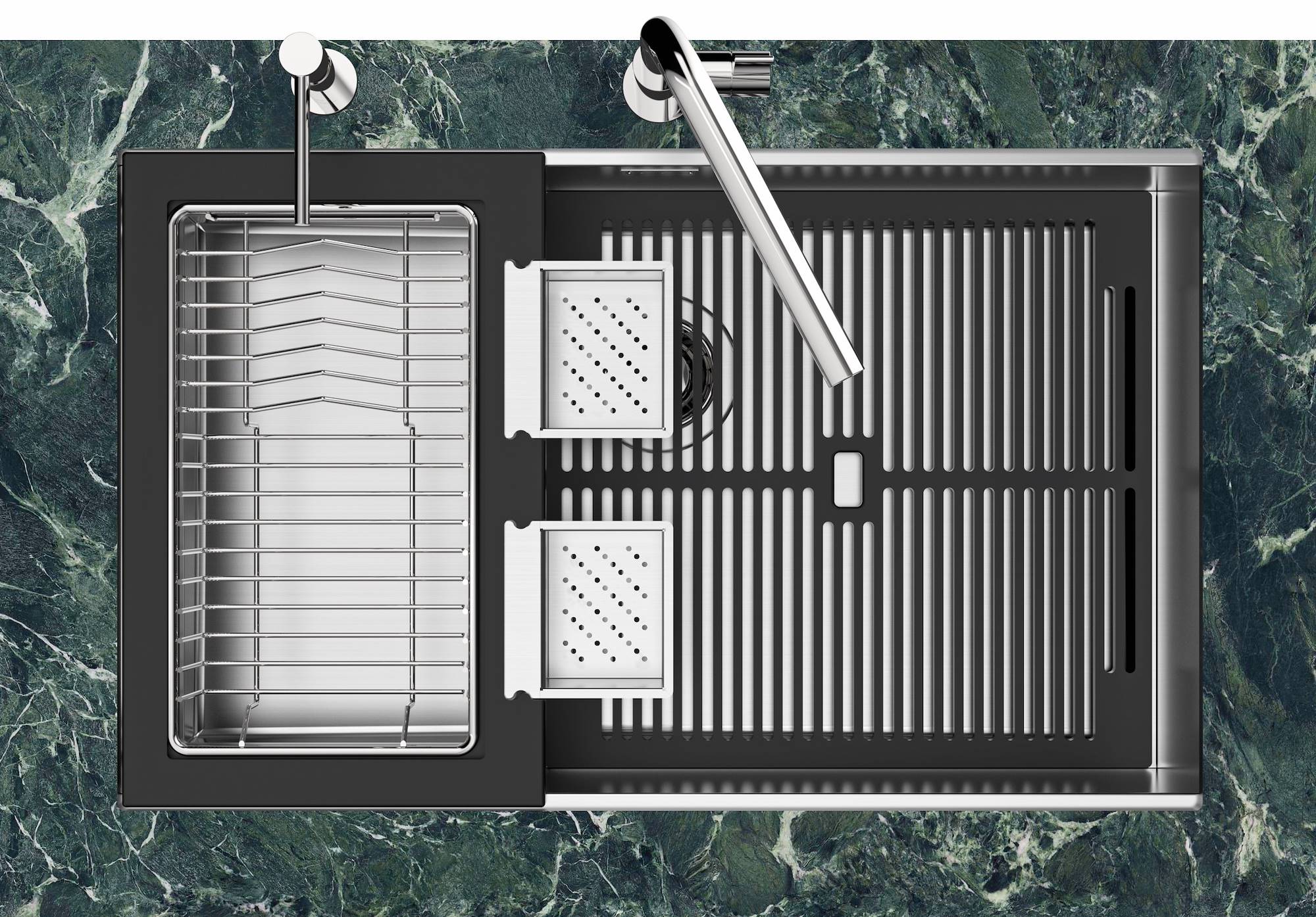 Раковина из нержавеющей стали Foster Quadra Evo ARCH-00032836 - Вид №7