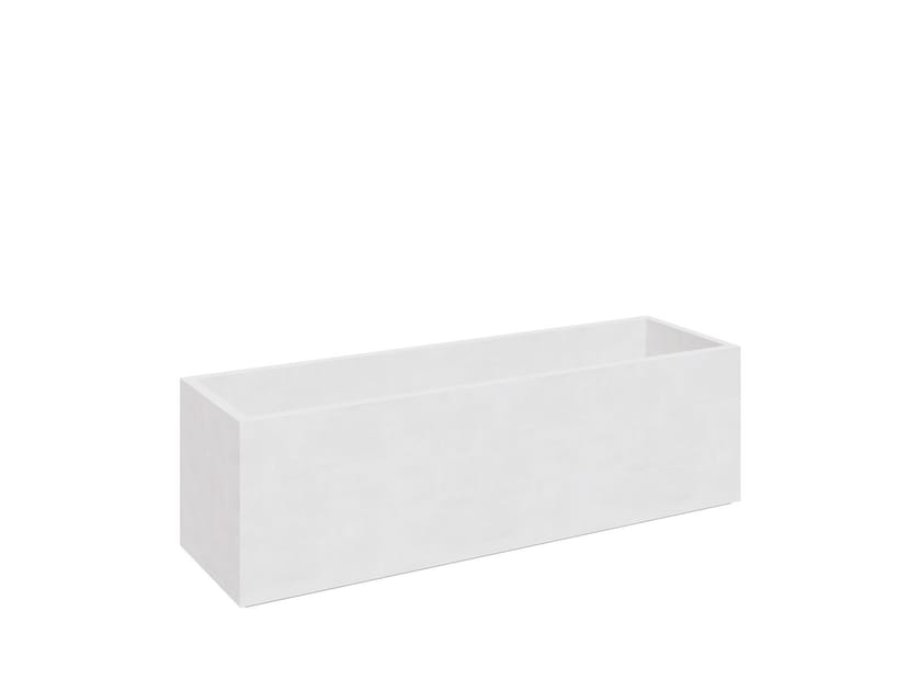 Бетонная прямоугольная низкая плантатор amop R-Light ARCH-00098691