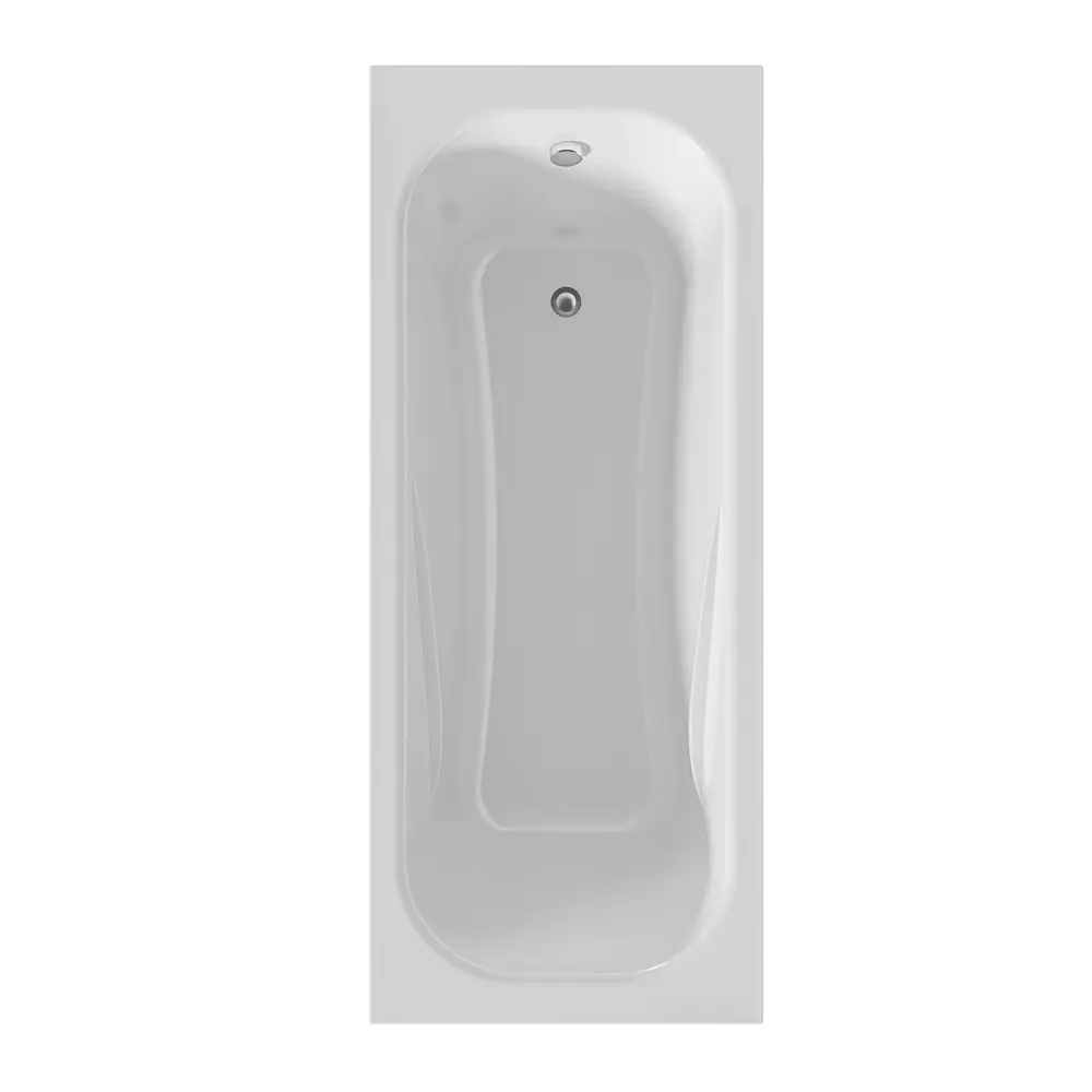 Ванна 100Acryl Luara акриловая 160x70 см ножки в комплекте STLM-2159199