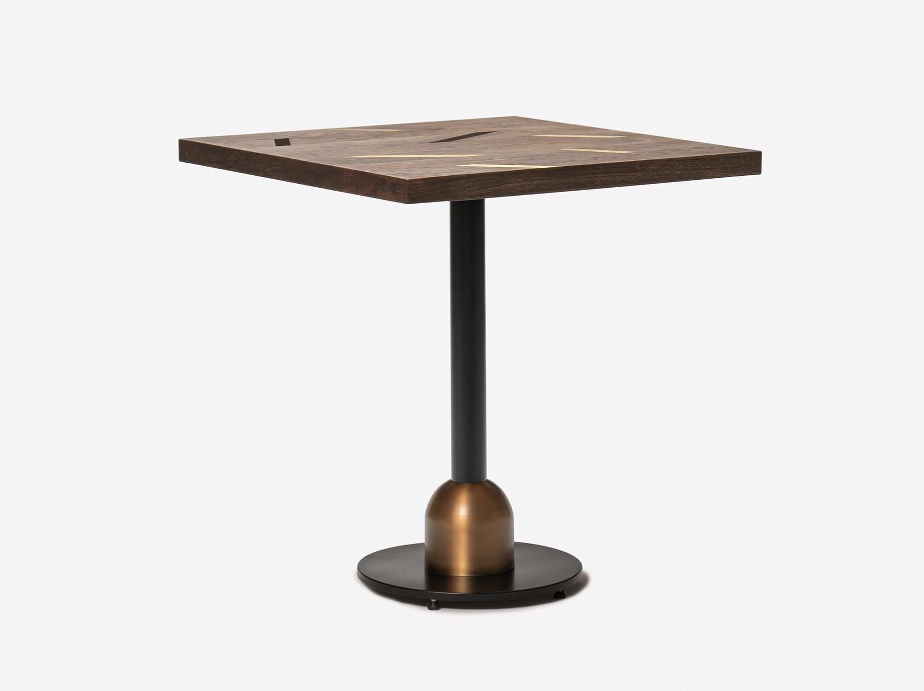 Квадратный стол из дерева и металла Papell Design гостиница ARCH-00132392