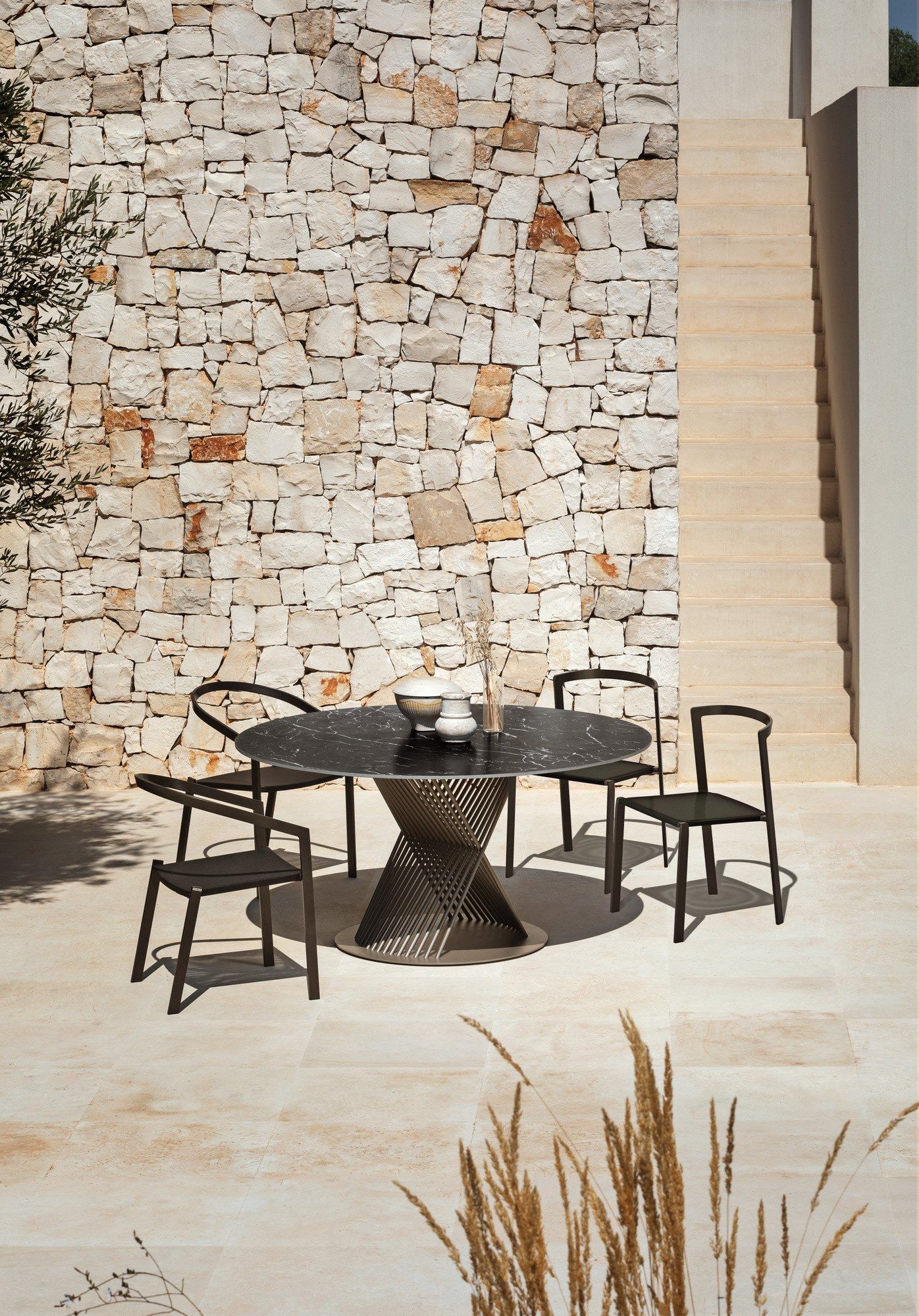 Алюминиевый штабелируемый садовый стул с порошковым покрытием MY YOUR Push ARCH-00111518 - Вид №8