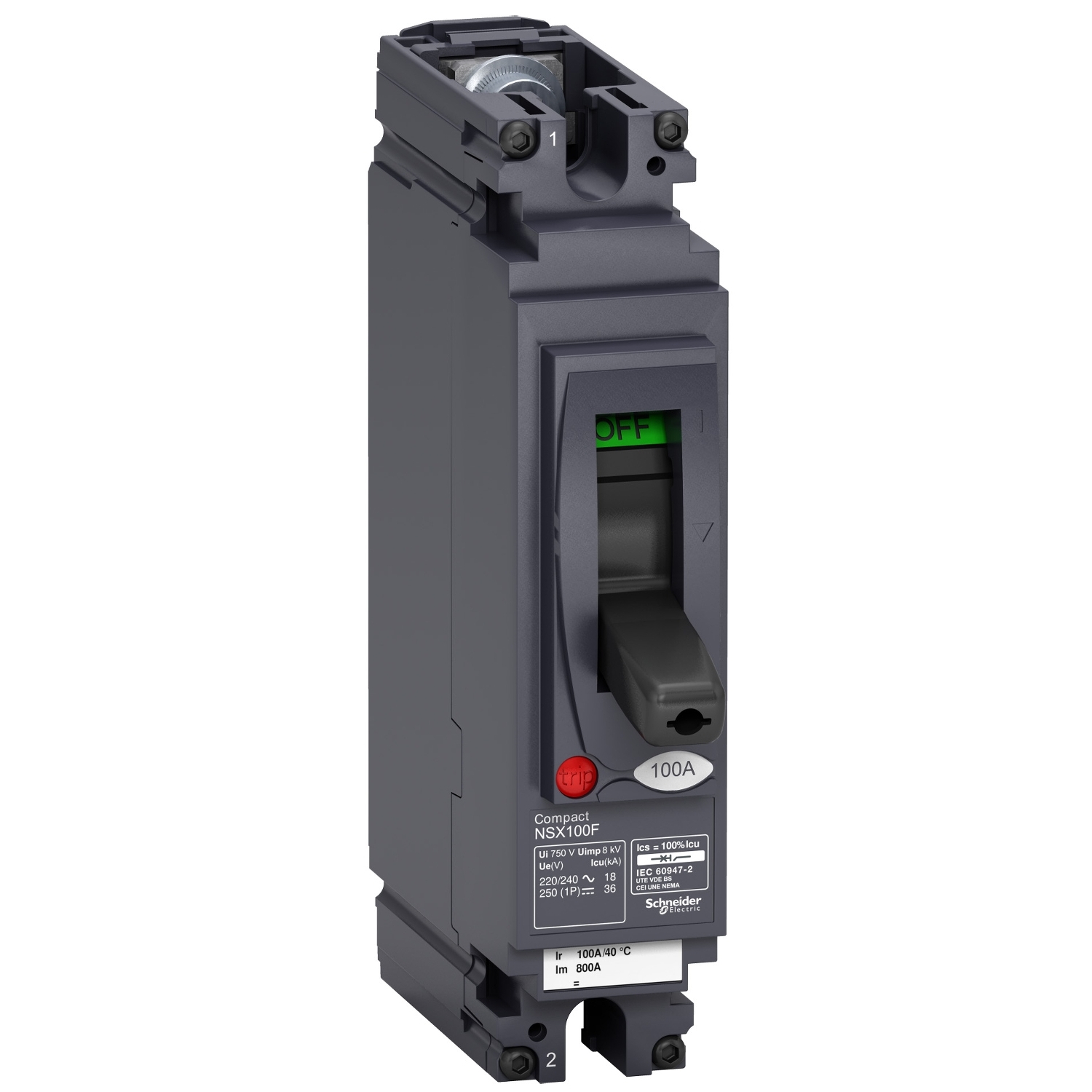 LV438564 Силовой автомат NSX, 18кА, 1P, 25А Schneider Electric Compact 