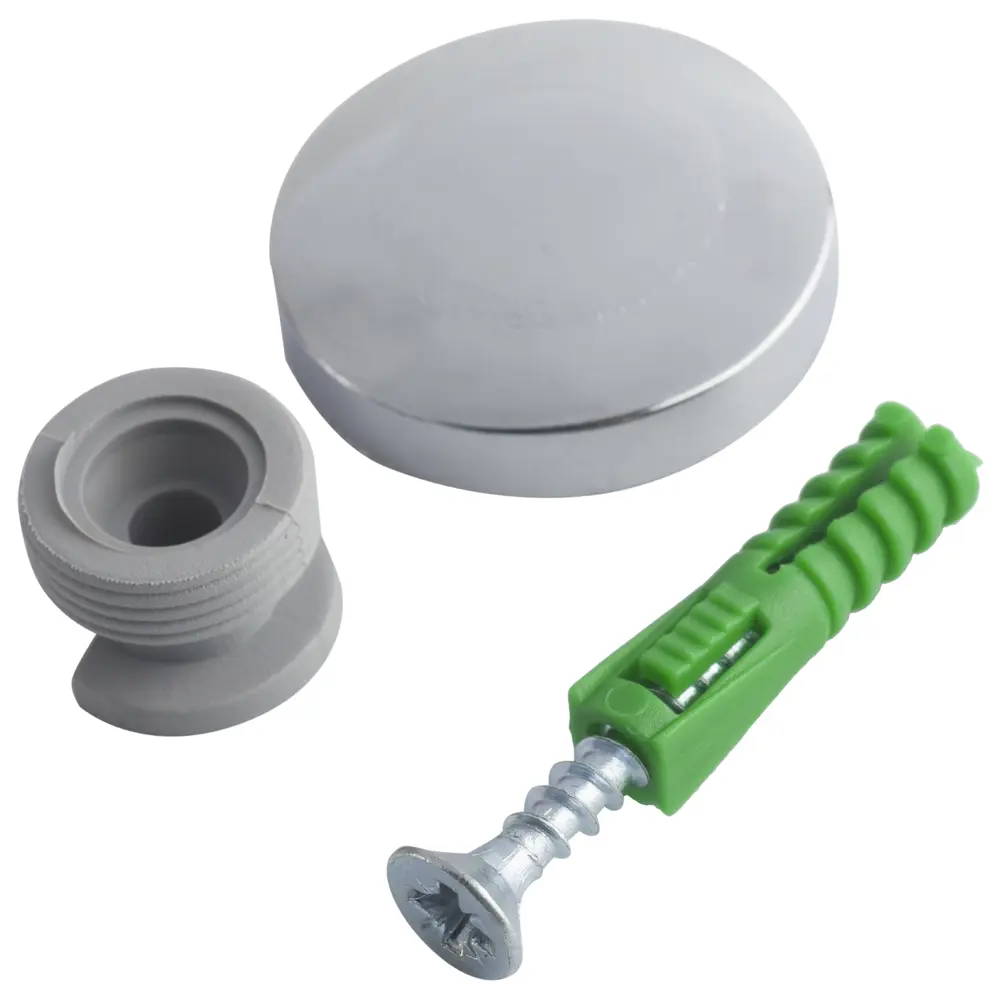 Зеркалодержатель мебельный 28 мм ПВХ цвет хром 4 шт Santreyd STLM-2032619