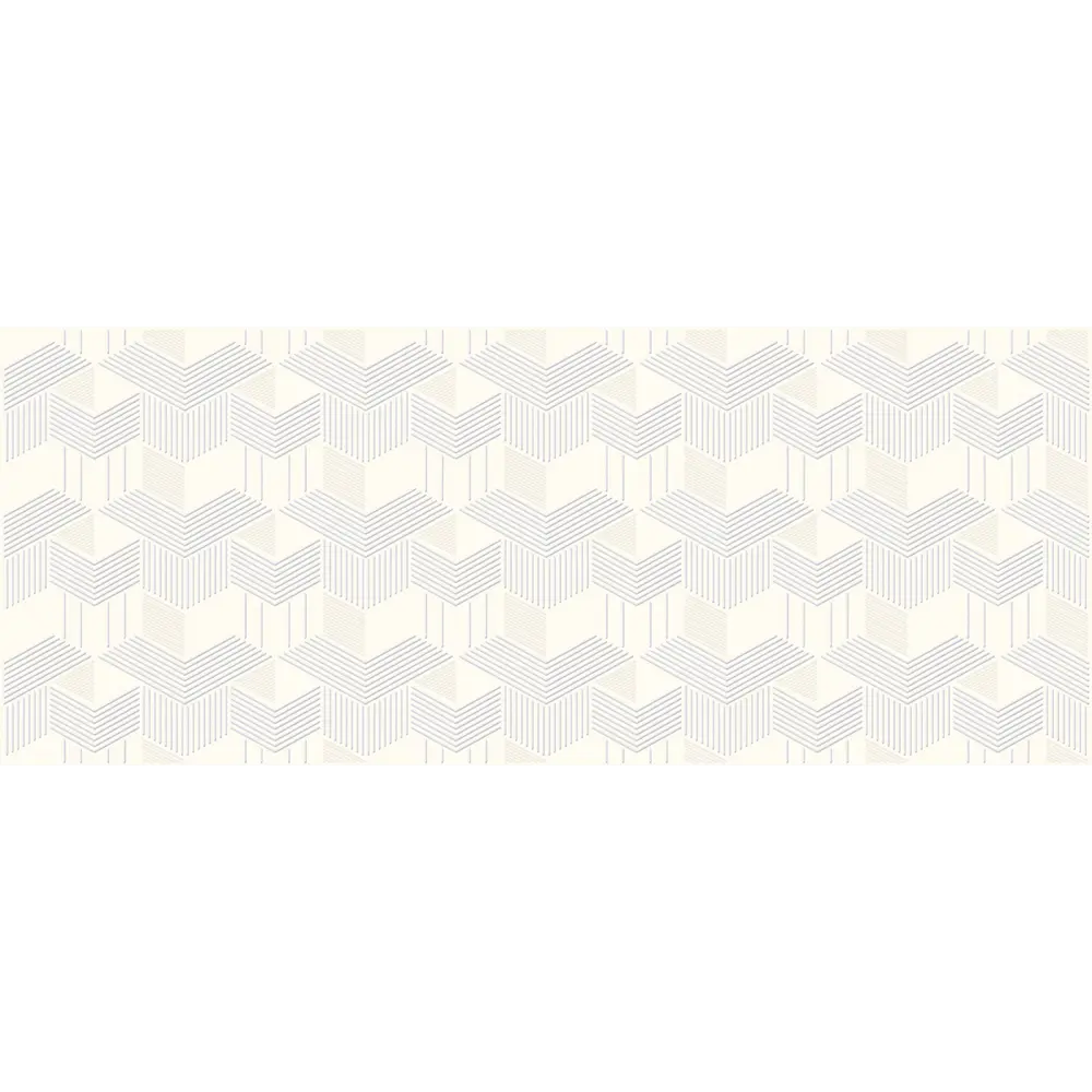 Декор настенный Azori Lounge Light Geometria 20.1x50.5 см цвет белый STLM-2058517