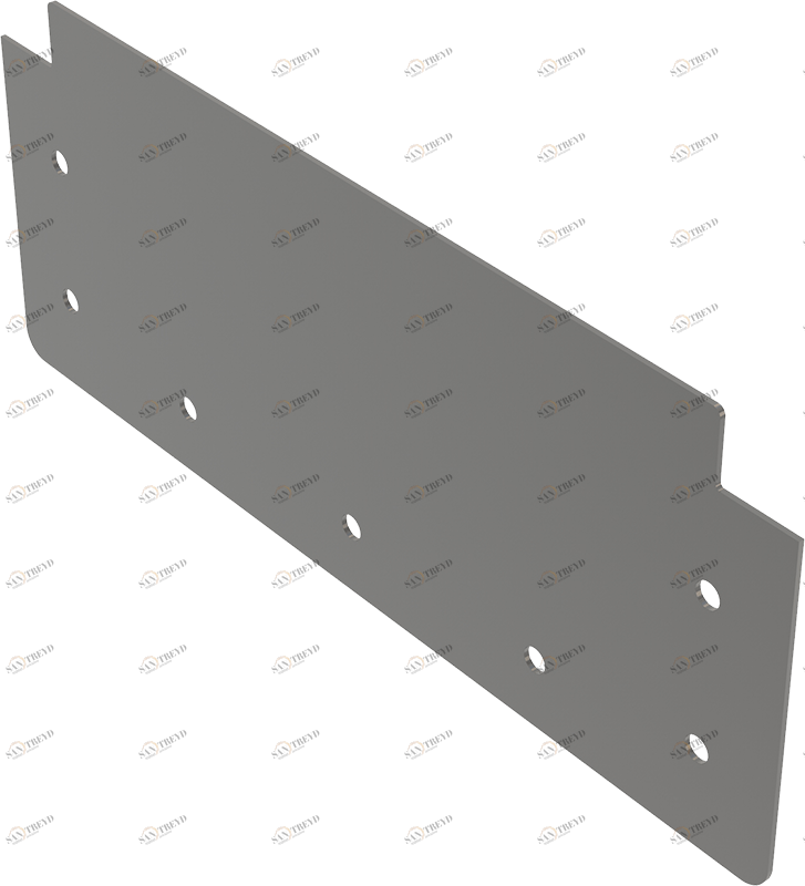 Торцевая заглушка для коробчатого желоба AISI 304 ALCAPLAST APR1P109