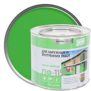 Эмаль ПФ-115 Лакра DIY цвет светло-зелёный 2.2 кг