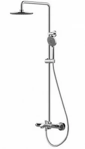 Душевая колонна с термостатическим смесителем для ванны и верхним душем WATERFALL F639114C-A2-RUS bravat