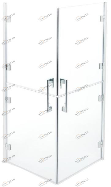 Ponte Giulio Душевая кабина с распашными дверцами Hug C53fbs21