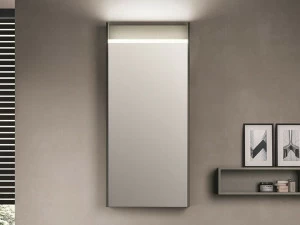 Cerasa Зеркало с подвесным контейнером для ванной Cartabianca