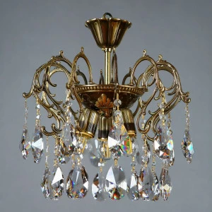 Потолочная люстра Ambiente Alicante 8888/3 PL PB Tear Drop AMBIENTE ДИЗАЙНЕРСКИЕ, ALICANTE 181590 Бронза