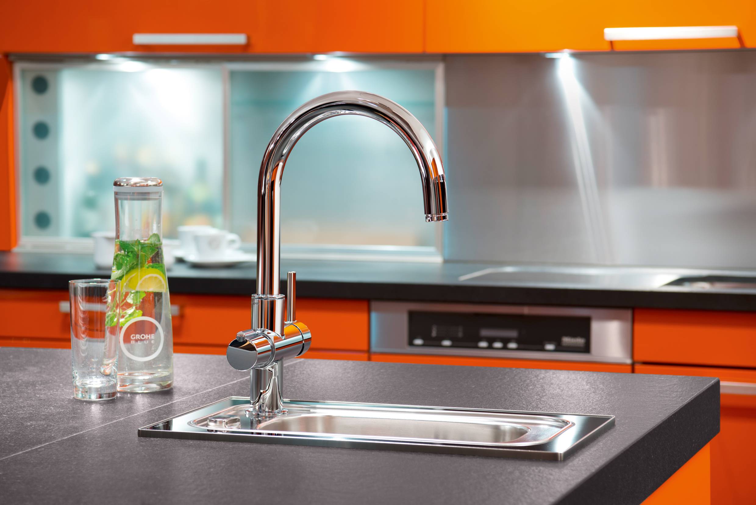 30079000 Комплект со смесителем для кухни Grohe GROHE Red хром - Вид №2