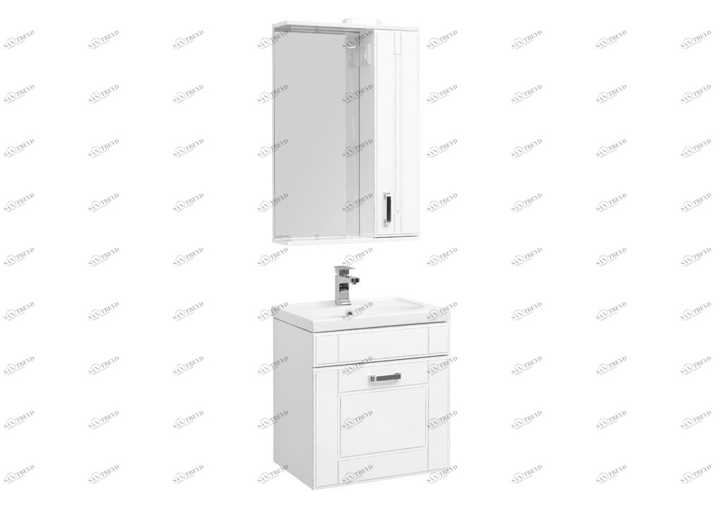 Мебель для ванной Aquanet Рондо 60 белый антик (1 ящик) 00197500
