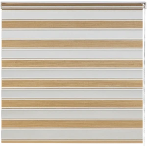 Штора рулонная день-ночь Дэли 120x175 см бежевая