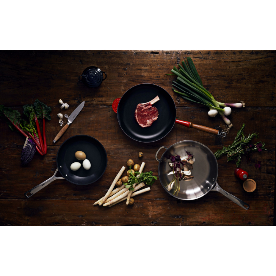 Нож Сантоку Le Creuset, сталь, дерево, 13 см 98000213000200 - Вид №3