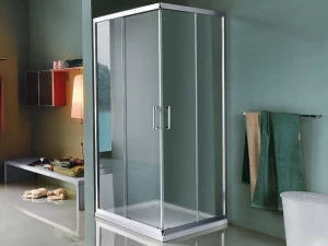 Samo Прямоугольная угловая душевая кабина с раздвижной дверцей Classica B0916